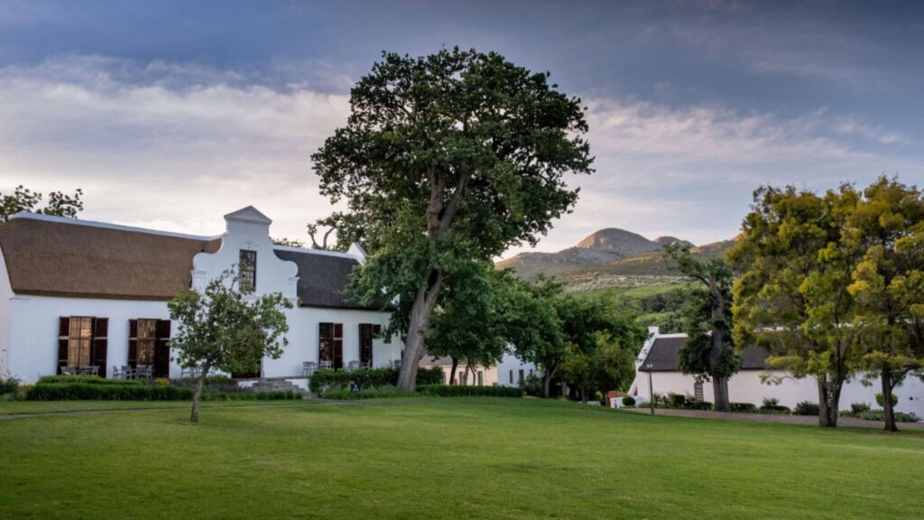 Laborie Estate is a charming escape where historic Cape Dutch architecture meets lush vineyards, offering a serene ambiance for wine enthusiasts to savor award-winning vintages and experience the essence of South African winemaking