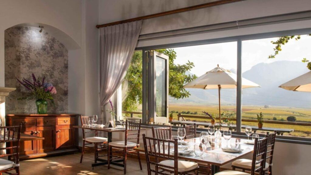 
Opstal Estate & Restaurant in Rawsonville is a tranquil escape where vineyards, mountains, and Cape Dutch architecture converge to create a picturesque setting
