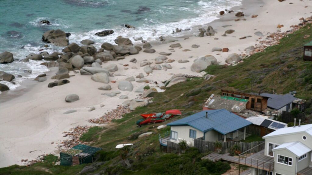 Smitswinkelsbaai Secret Beach in Cape Town is a hidden gem where nature's beauty unfolds along a pristine shoreline, tucked away from the bustle of the city