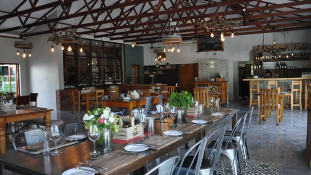 The Stone Kitchen at Dunstone Country Estate in Wellington is a culinary gem, where farm-to-table dining meets the scenic beauty of the Bovlei Valley