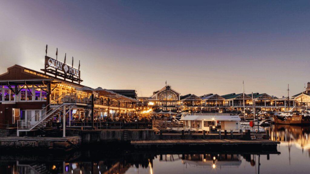 V&A Waterfront an  iconic mixed-use destination in Cape Town with Table Mountain as its backdrop