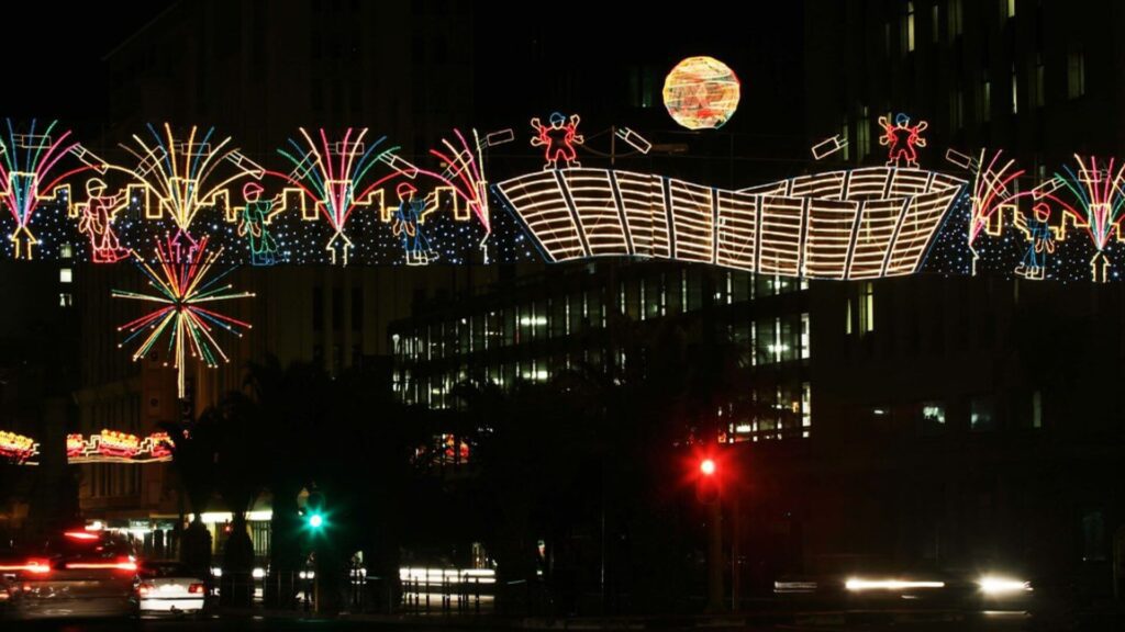 festive lights in cape town