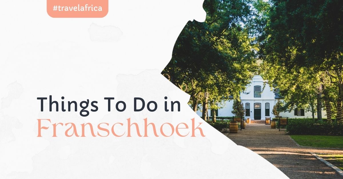 things to do in franschhoek